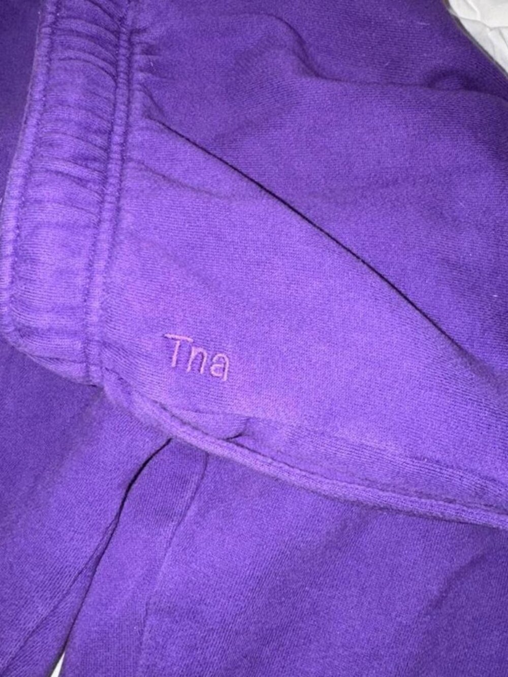 Aritzia TNA purple sweatpants